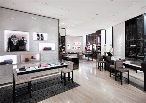 inside chanel store.